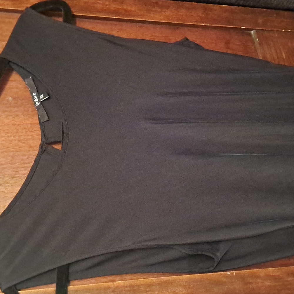 Quince Woman's Size XL Black Silk Elegant Sleeveless Maxi Dress - Picture 3 of 4
